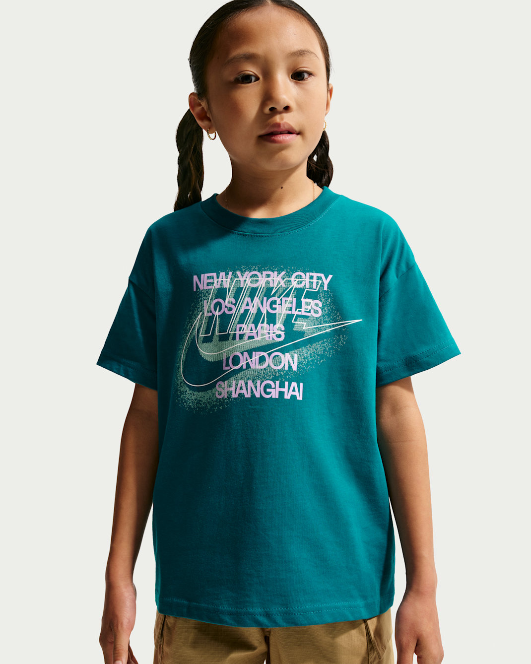 T-shirt Nike Sportswear för ungdom - Bright Spruce