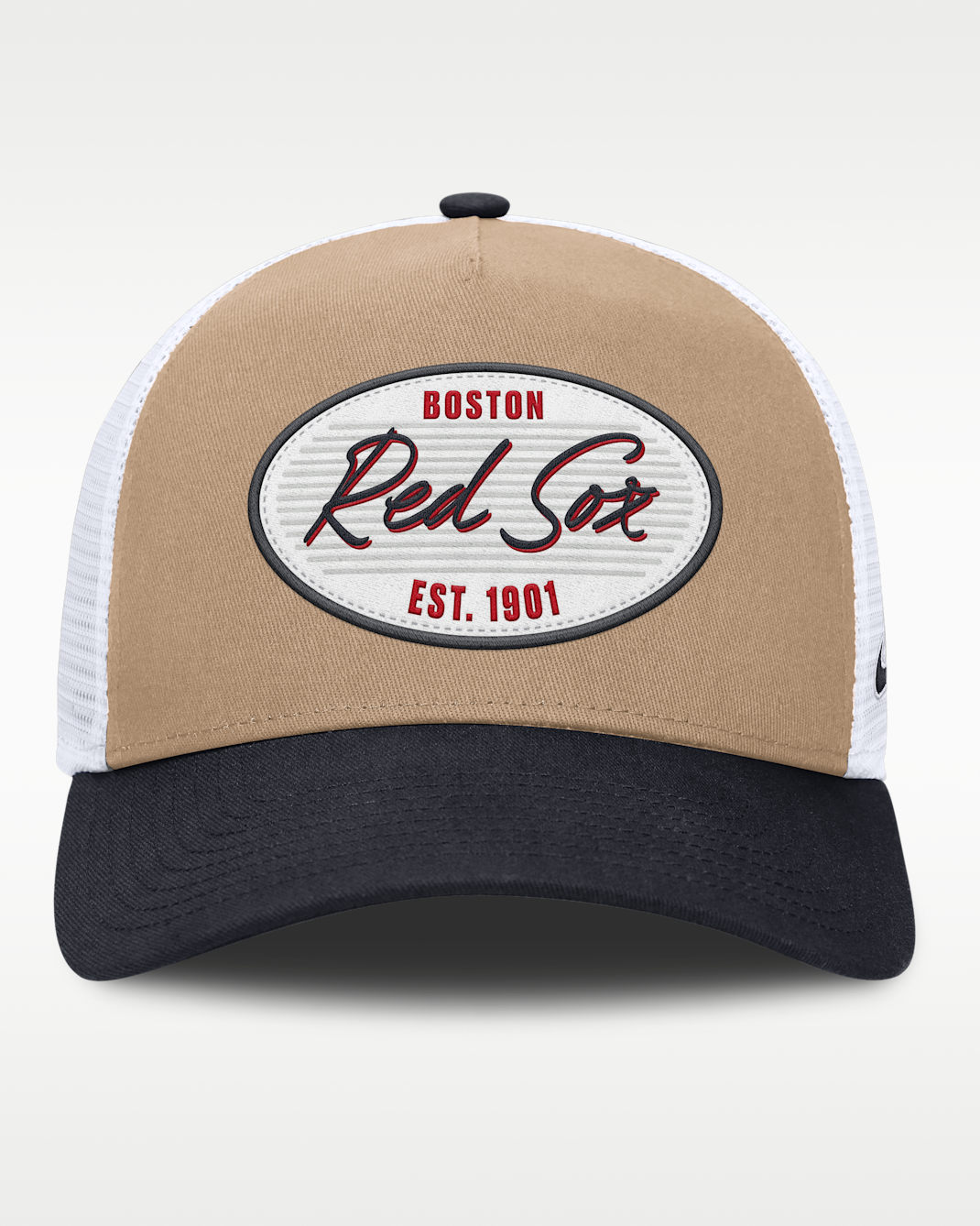 Boston Red Sox Rise Men's Nike MLB A-Frame Trucker Adjustable Hat