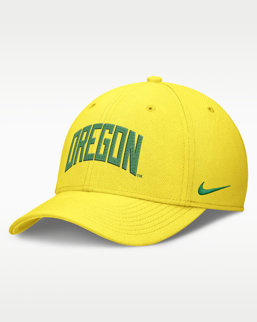 Oregon Classic Swooshflex Men's Nike Dri-FIT College Hat - Yellow