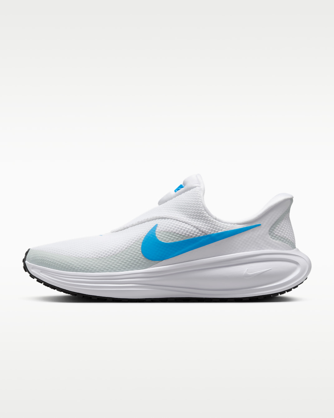 Nike Revolution 8 EasyOn Men's Road Running Shoes - White/Pure Platinum/Black/Blue Hero