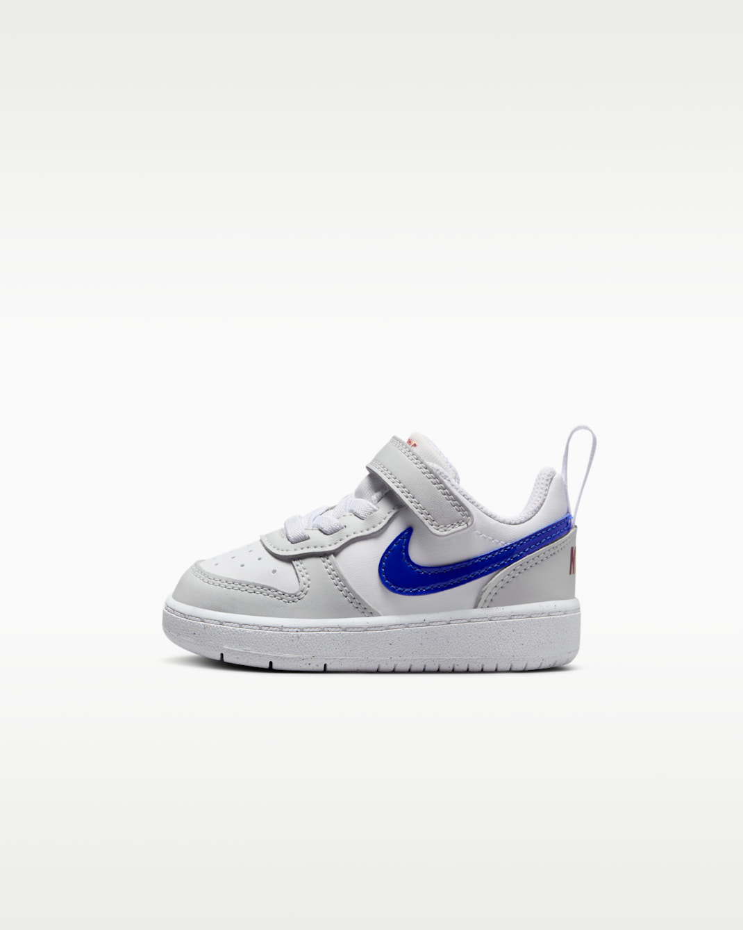Nike Court Borough 低筒 Recraft 嬰幼兒鞋款 - 白色/Photon Dust/Terra Blush/Racer Blue