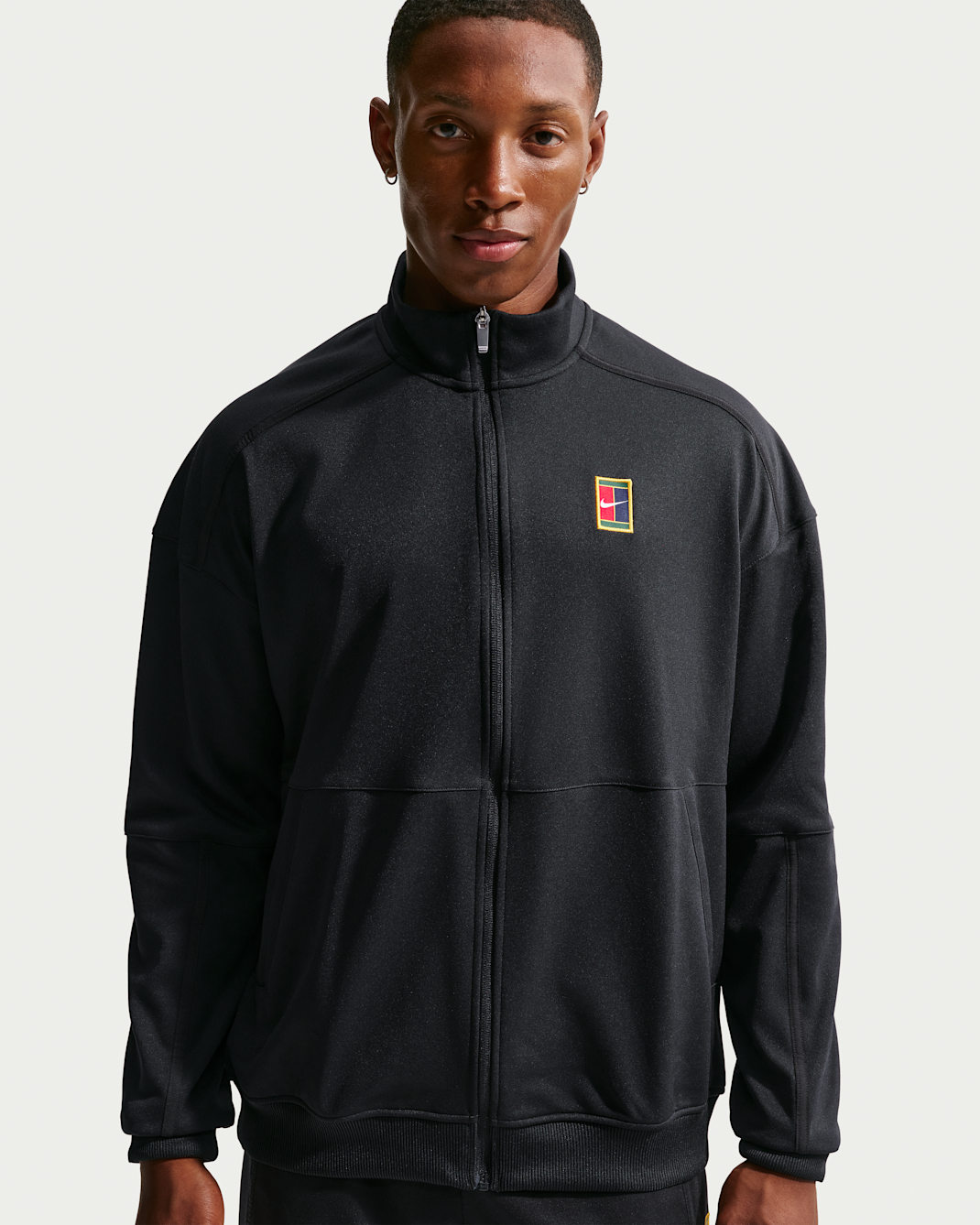 NikeCourt Heritage Men's Tennis Jacket - Black/Black