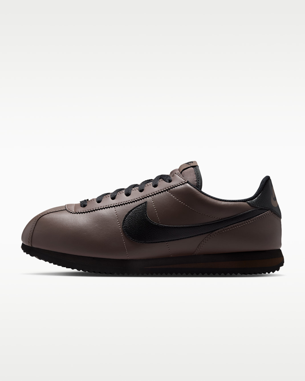 Nike Cortez Leather Men's Shoes - Ironstone/Baroque Brown/Black