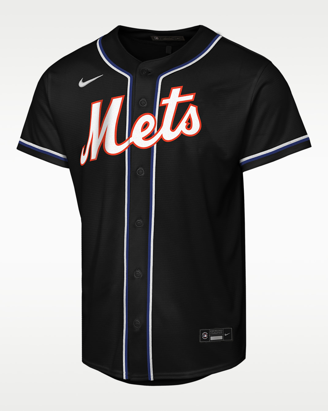 Francisco Lindor New York Mets Big Kids' Nike MLB Replica Fashion Jersey - Black