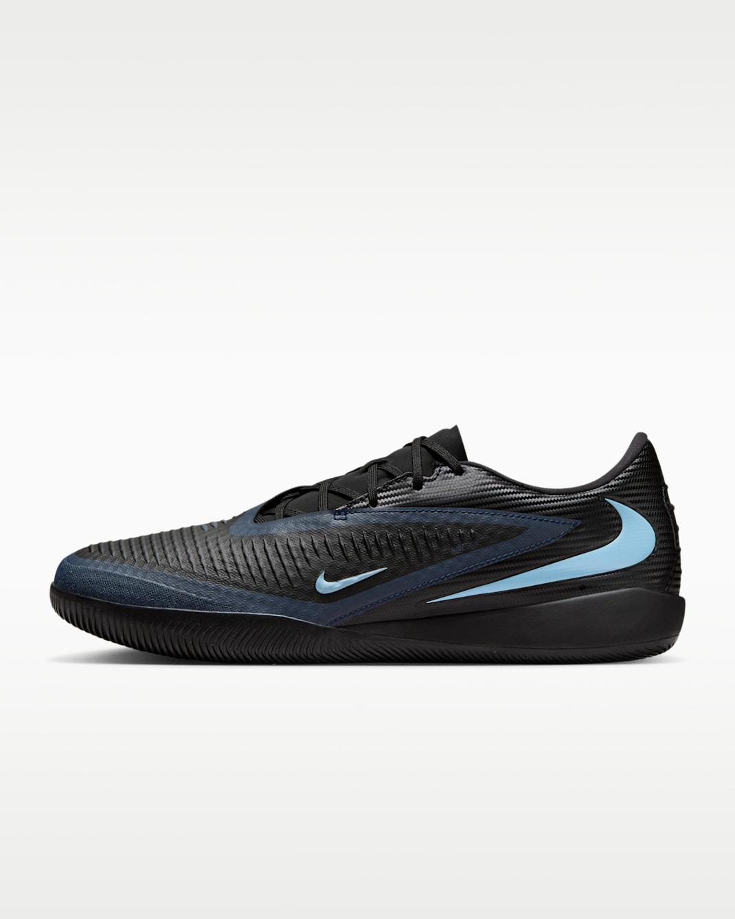 Chaussure de foot en salle Nike Phantom 6 Low Academy - Noir/Noir