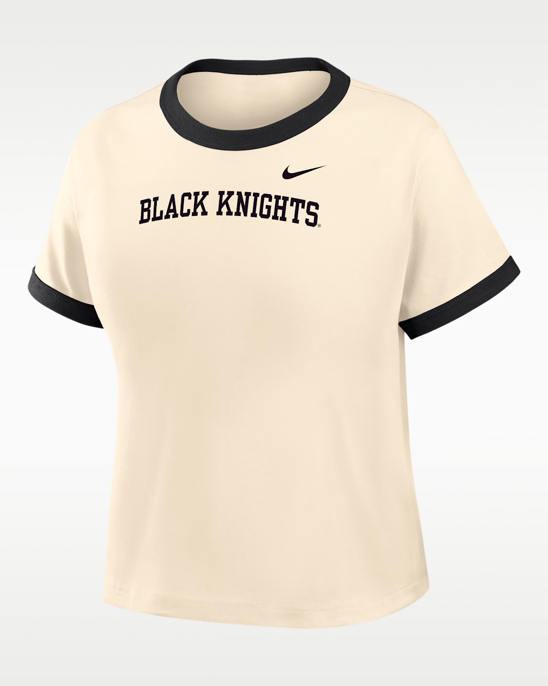 Nike College (Army Women's Ringer T-Shirt - Natural/Black