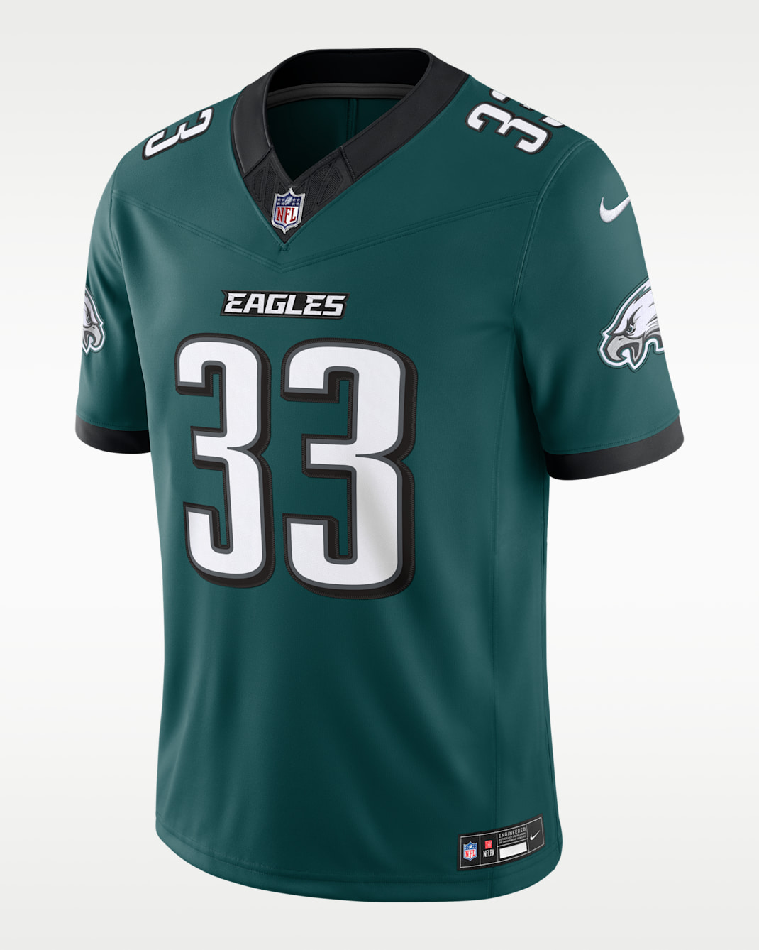 Jersey Nike Dri-FIT de la NFL Limited para hombre Cooper DeJean Philadelphia Eagles - Verde/Negro