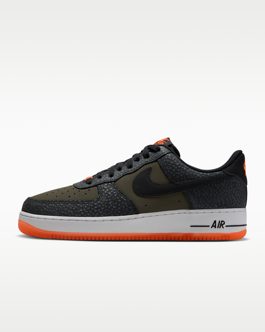 Nike Air Force 1 '07 Men's Shoes - Black/Anthracite/Total Orange/Black