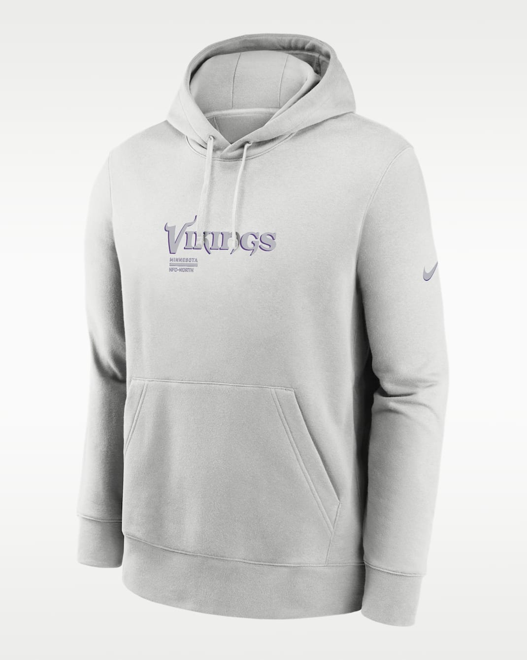 Sudadera con gorro sin cierre Nike de la NFL para hombre Minnesota Vikings Slot Receiver Club - Gris
