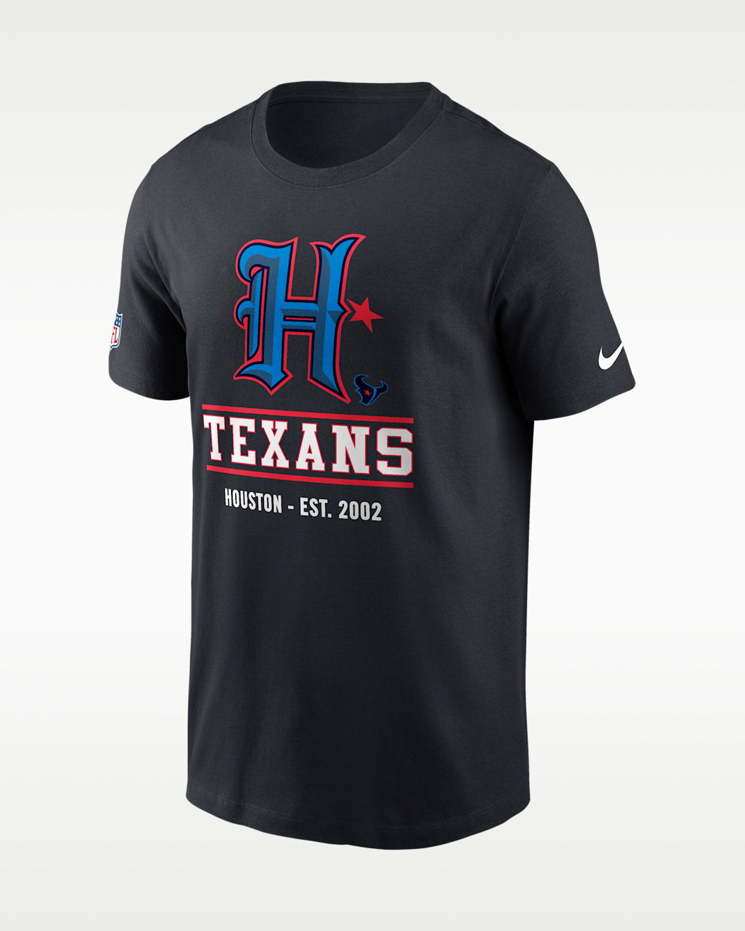 Houston Texans Essential Men's Nike Dri-FIT NFL Long-Sleeve T-Shirt - Blue