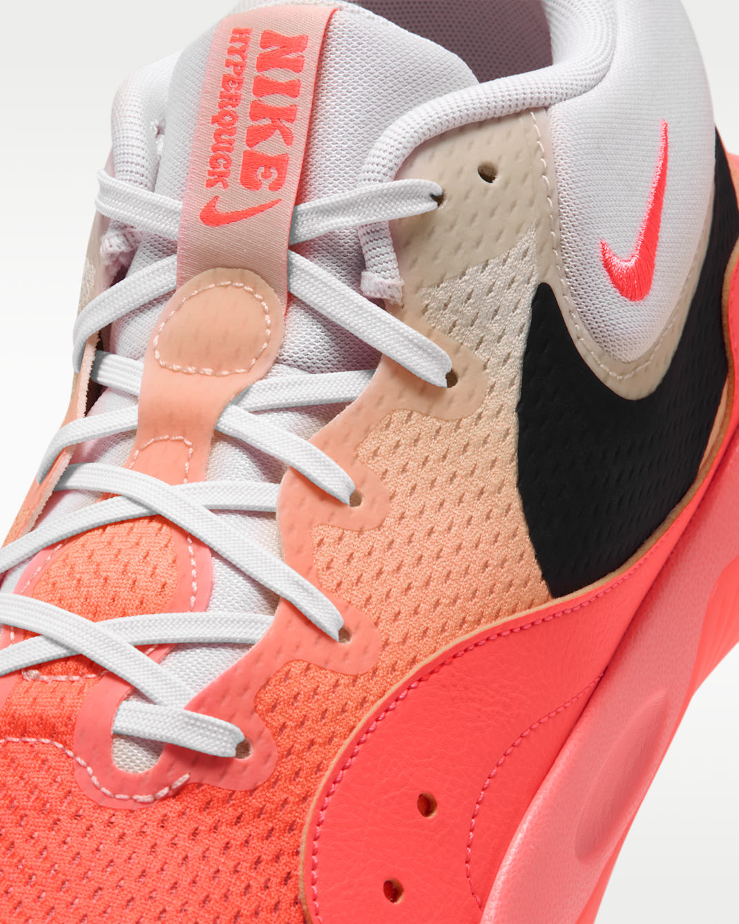 Nike Hyperquick SE Volleyball Shoes - Coconut Milk/Hot Lava/Cave Purple