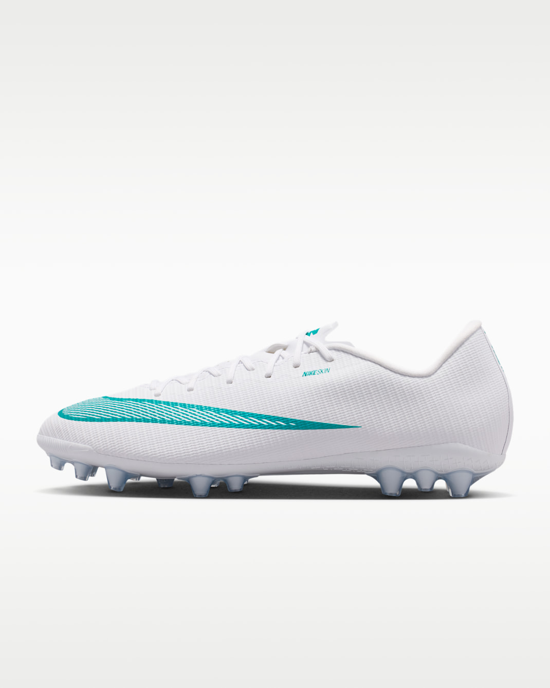 Nike Mercurial Vapor 17 Academy lav fotballsko til kunstgress - Hvit/Dusty Cactus