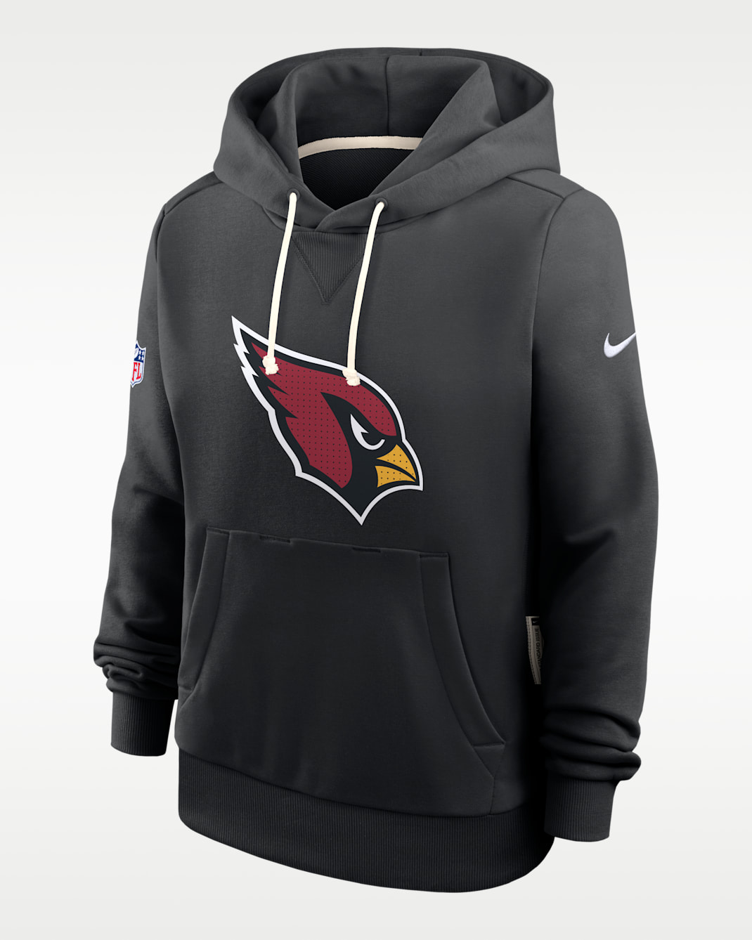 Arizona Cardinals Sideline Women's Nike Dri-FIT NFL Pullover Hoodie - Black