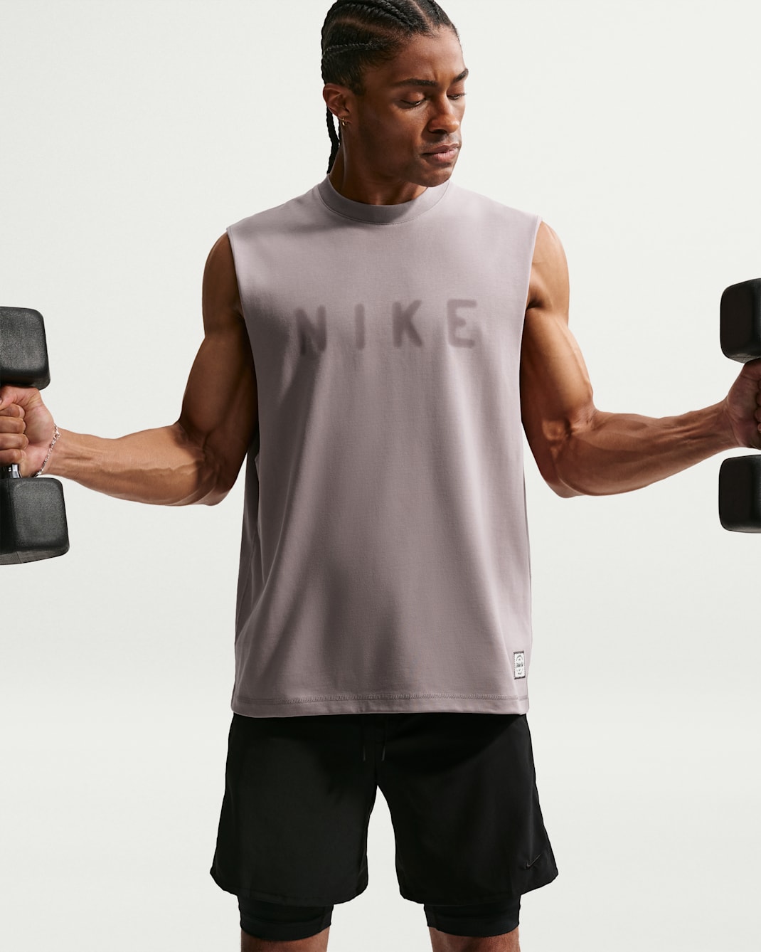 Camiseta de entrenamiento sin mangas Dri-FIT para hombre Nike N.A.C. - Mena violeta claro/Mena violeta claro