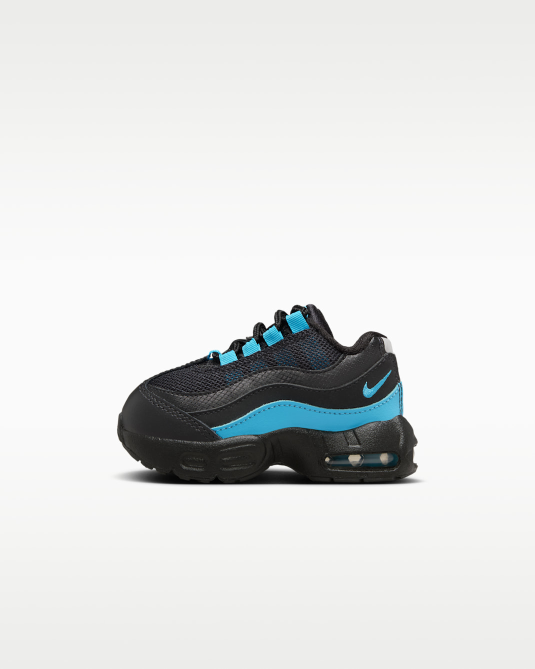 Nike Air Max 95 Recraft Baby/Toddler Shoes - Black/Black/Pearl Grey/Baltic Blue
