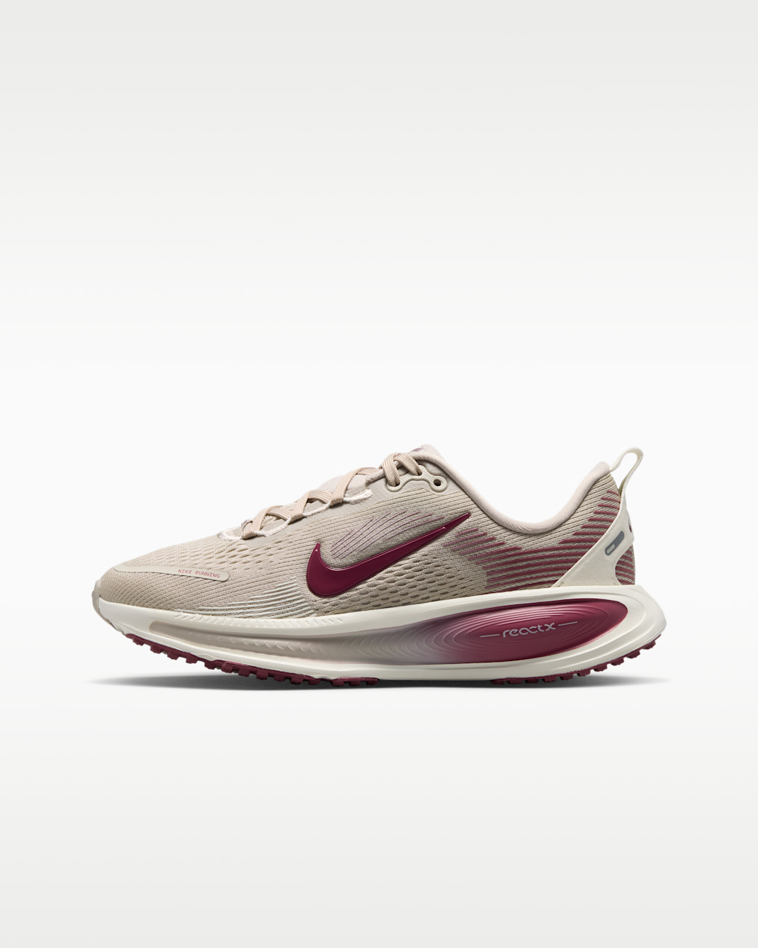 Sapatilhas de running para estrada Nike Vomero 18 Júnior - Creme II/Sail/Rosa Smoke