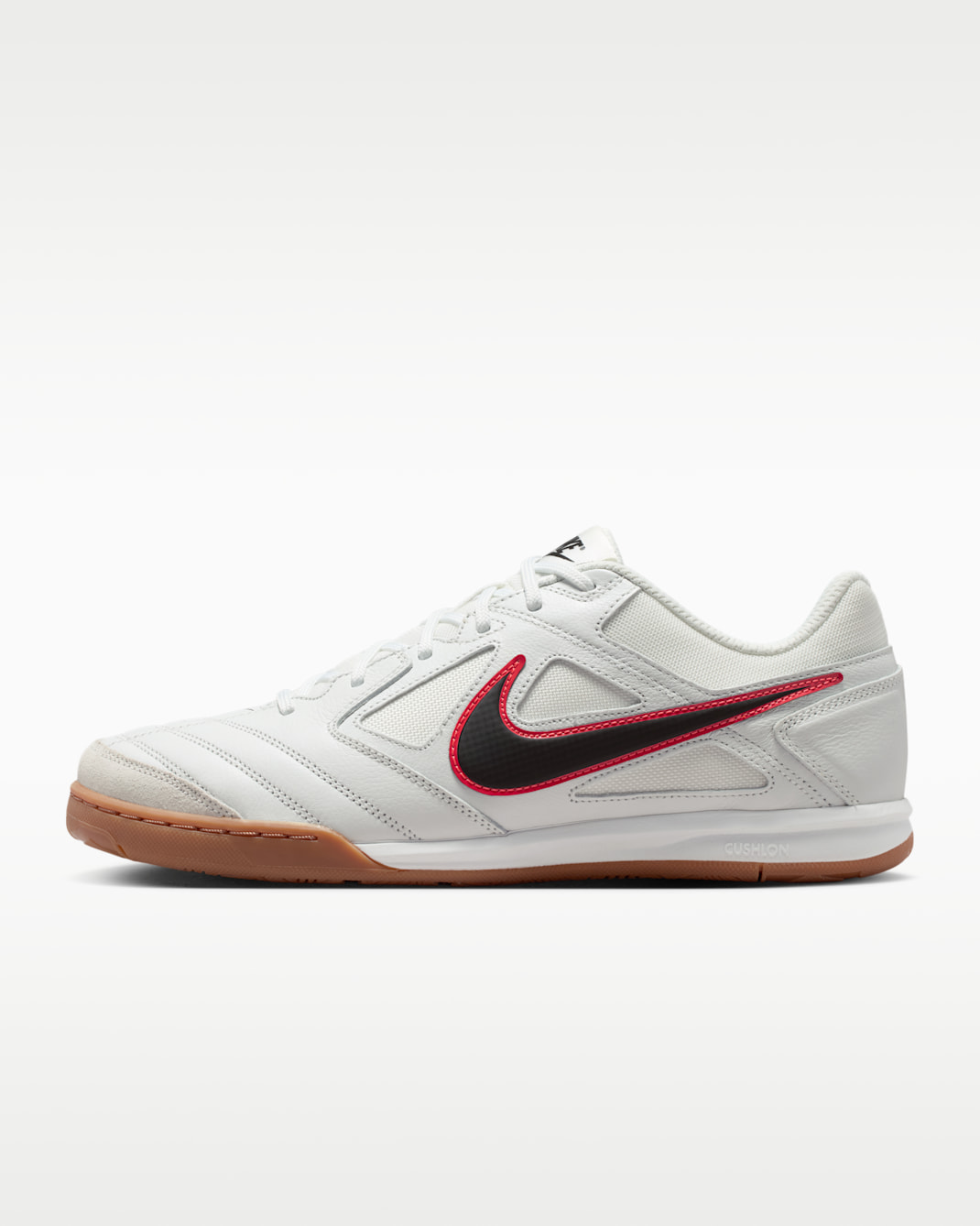 Nike Gato Men's Shoes - Summit White/Bright Crimson/Gum Medium Brown/Black
