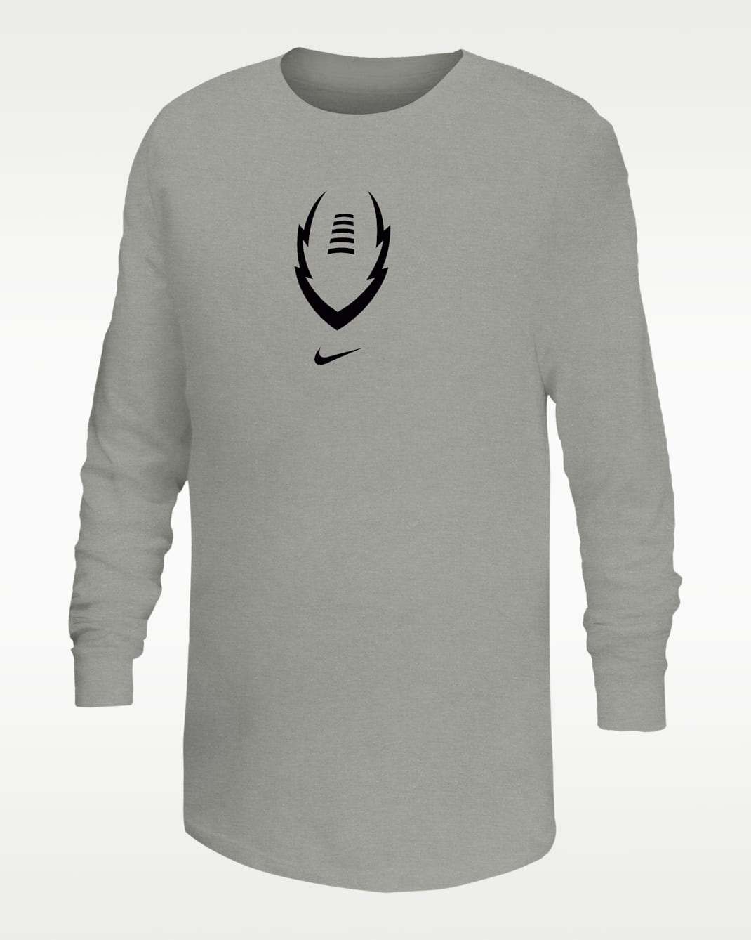 Playera de futbol Dri-FIT para niños talla grande Nike Legend - Gris oscuro jaspeado