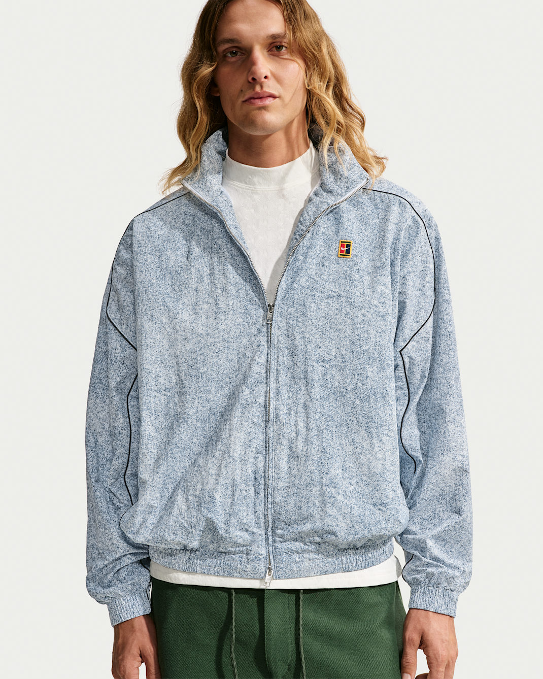 Nike Club Rules Men's Full-Zip Jacket - White/Black/Black