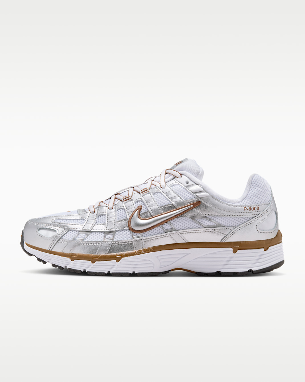 Nike P-6000 Schuh (Damen) - Weiß/Light British Tan/Sail/Metallic Silver