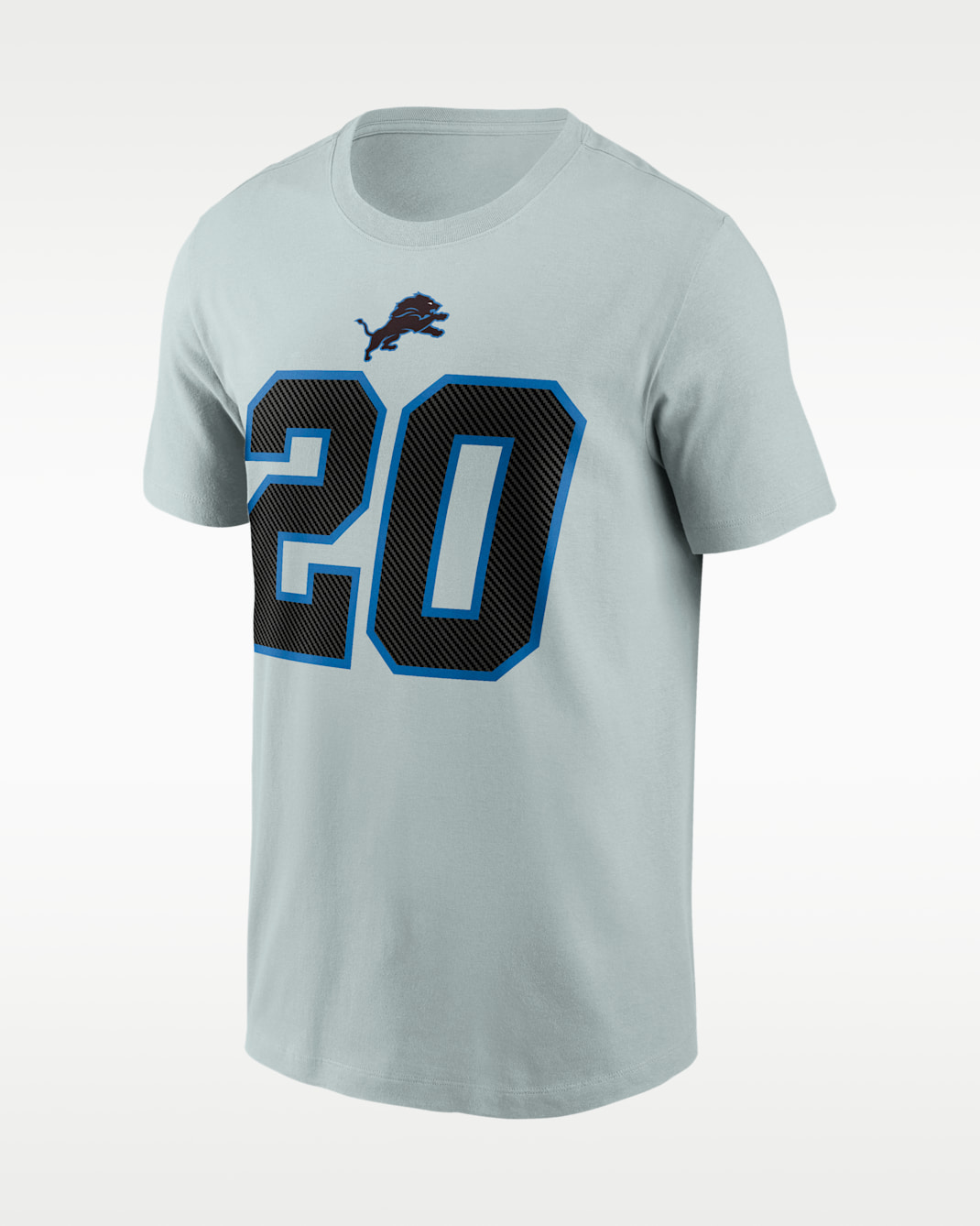 Barry Sanders Detroit Lions Rivalries Collection Men's Nike NFL T-Shirt - Silver