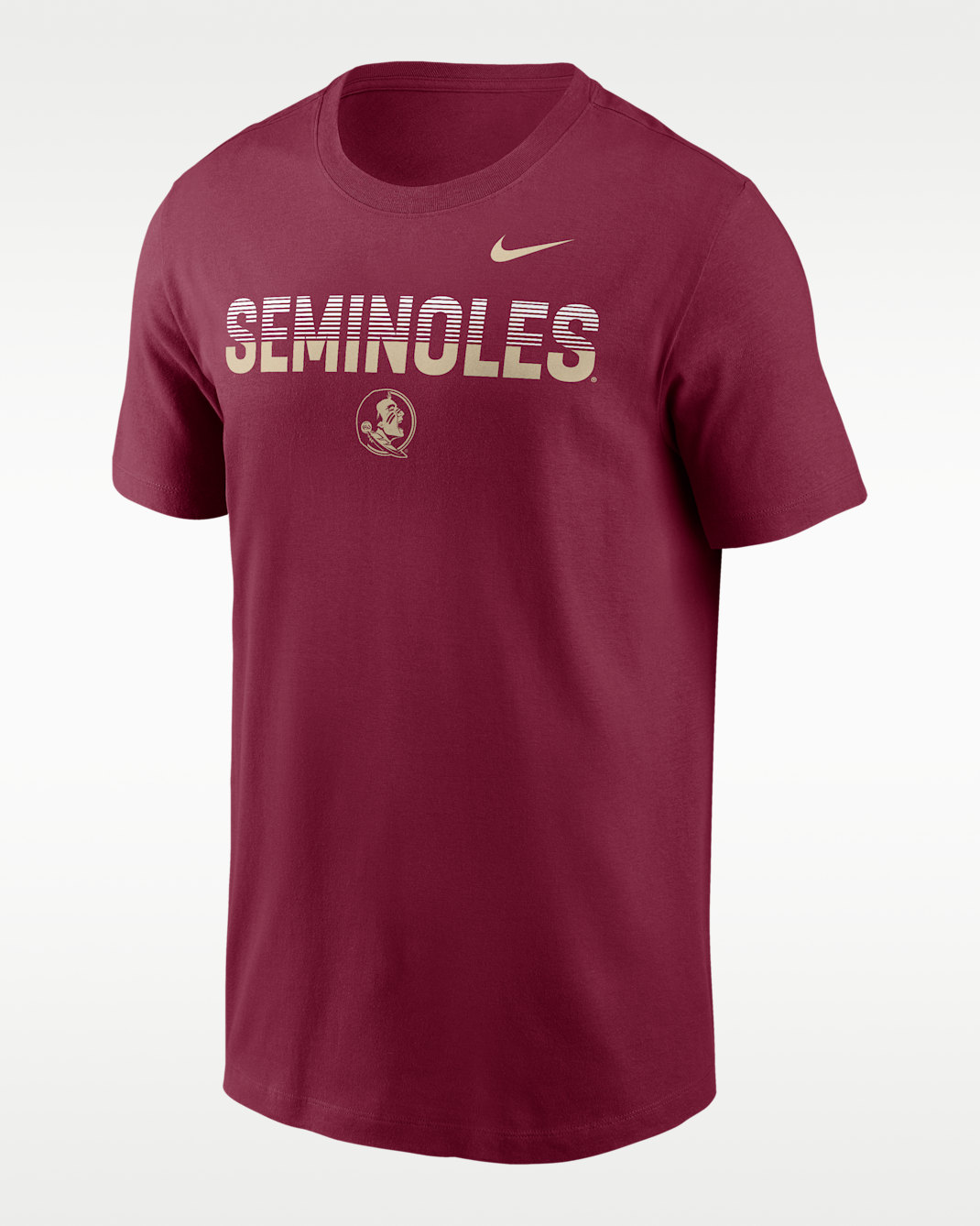Playera universitaria Nike para hombre Florida State Kinetic - Granate
