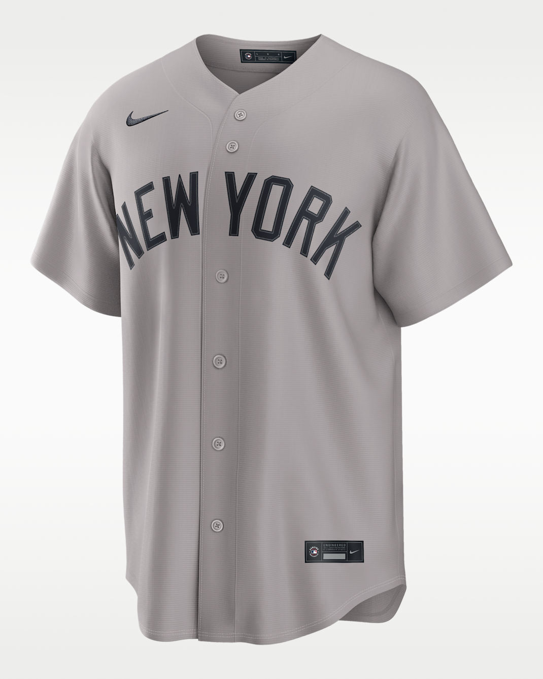 Anthony Volpe New York Yankees Men's Nike MLB Replica Jersey - Grey