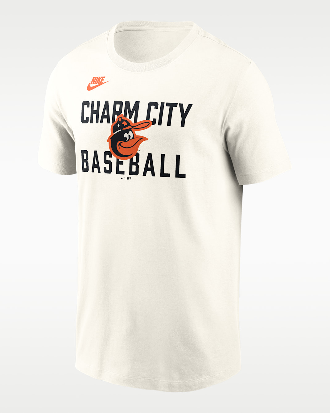 Baltimore Orioles Cooperstown '70s Inspired Men's Nike MLB T-Shirt - Cream