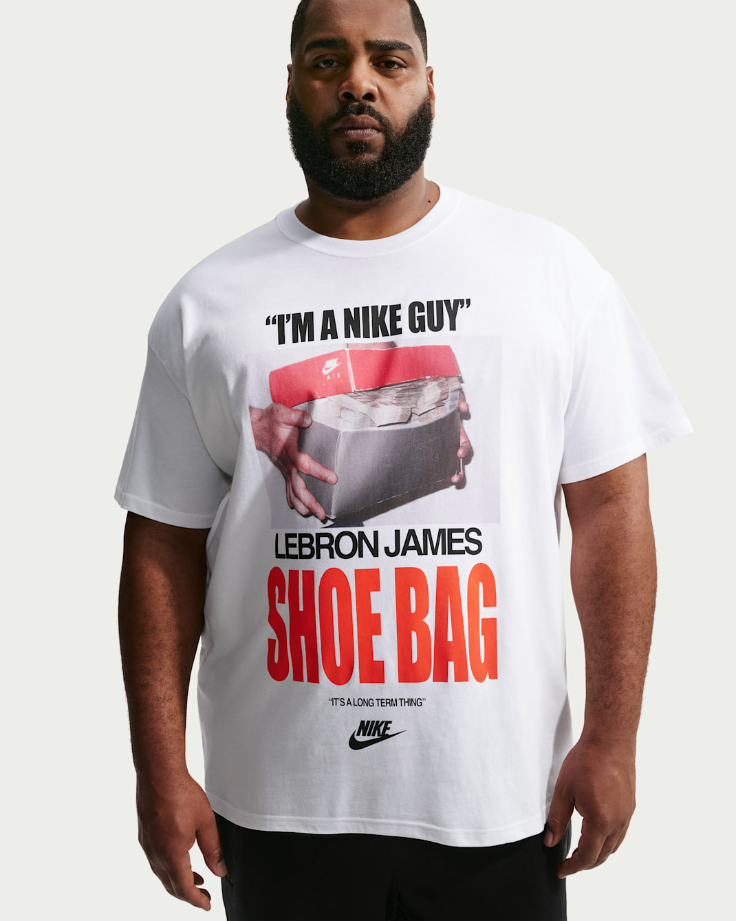 LeBron "Shoe Bag" Nike Men's Basketball T-Shirt