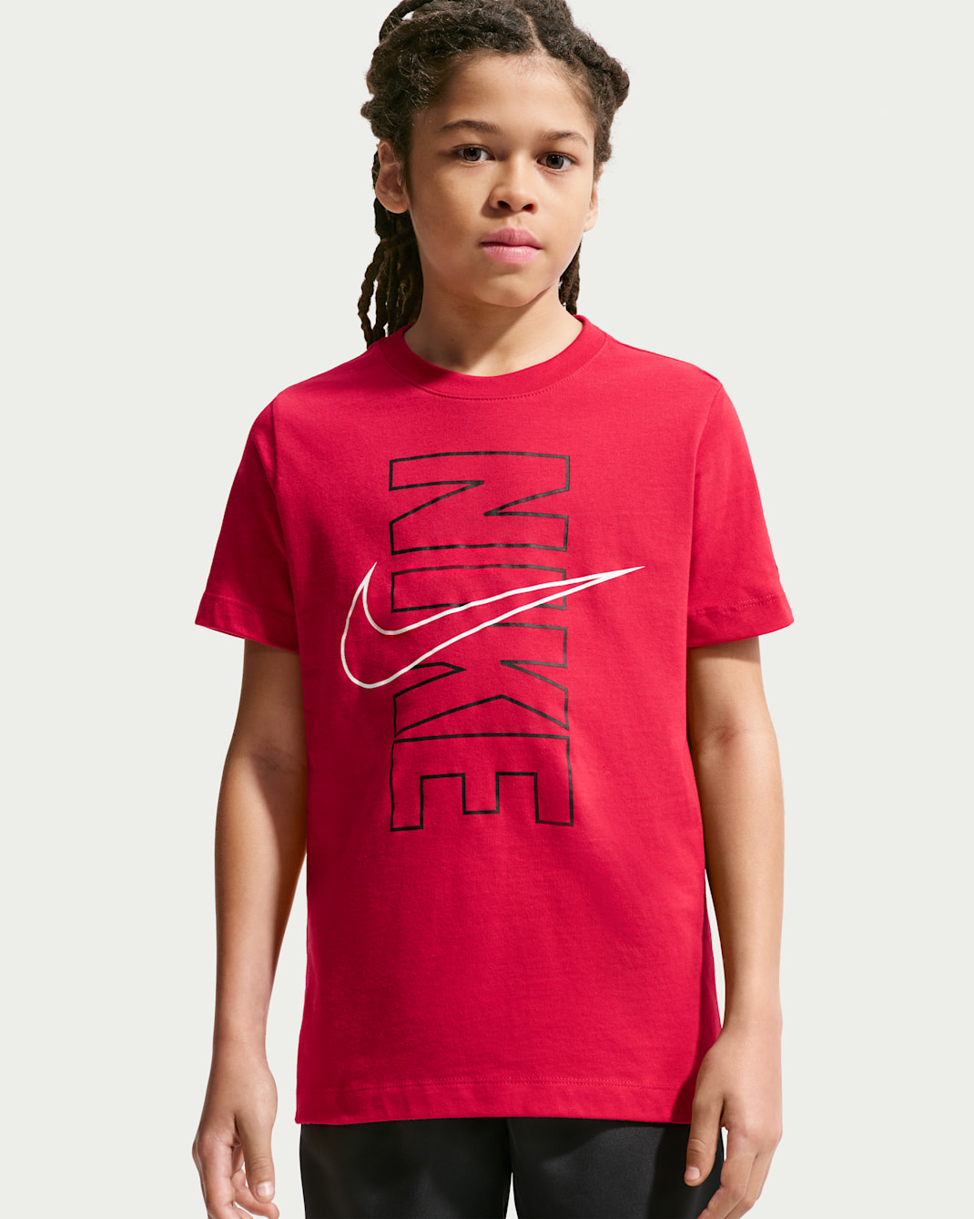 Nike Sportswear Big Kids' T-Shirt - Gym Red