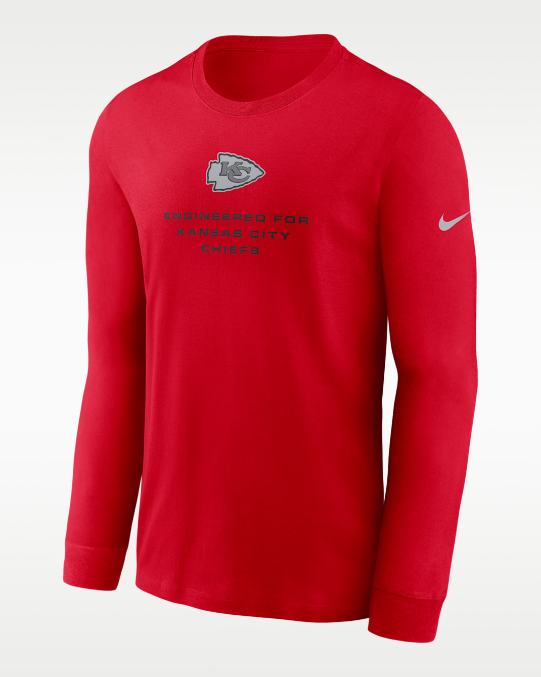 Playera de manga larga Nike Dri-FIT de la NFL para hombre Kansas City Chiefs Team Issue - Rojo