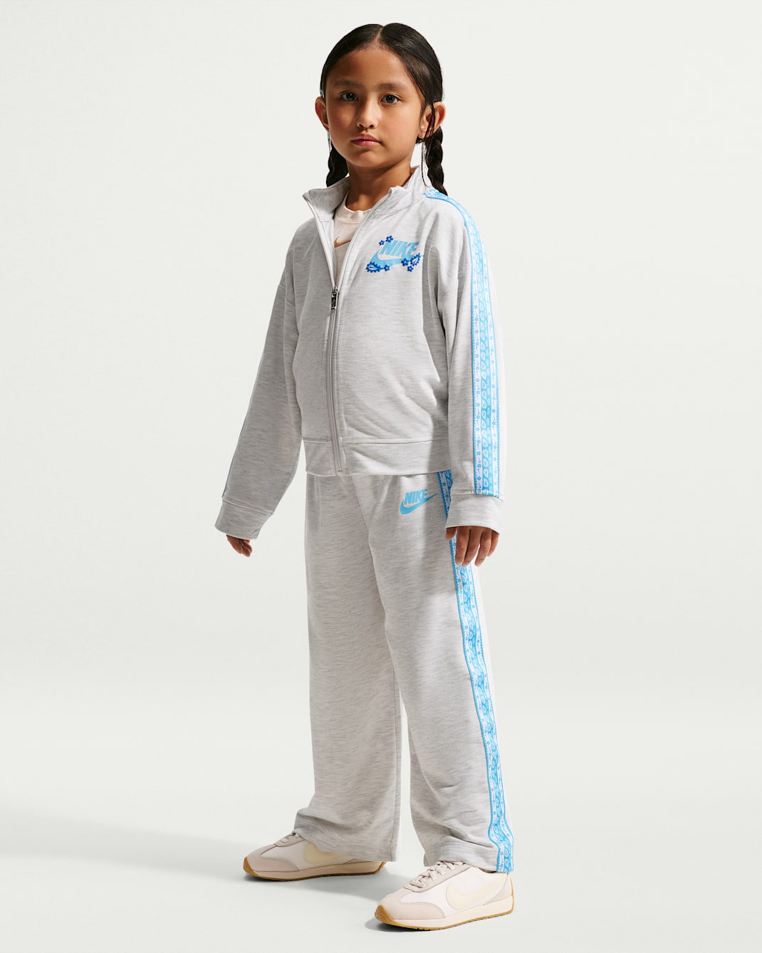 Nike Retro Remix Little Kids' 2-Piece Track Set - Birch Heather