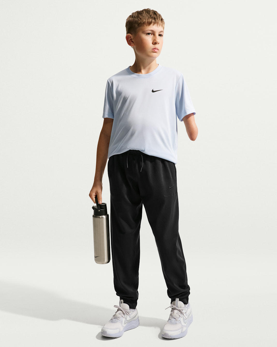 Nike Primary Nano Big Kids' (Boys') Dri-FIT UV Nano Joggers - Black/Black