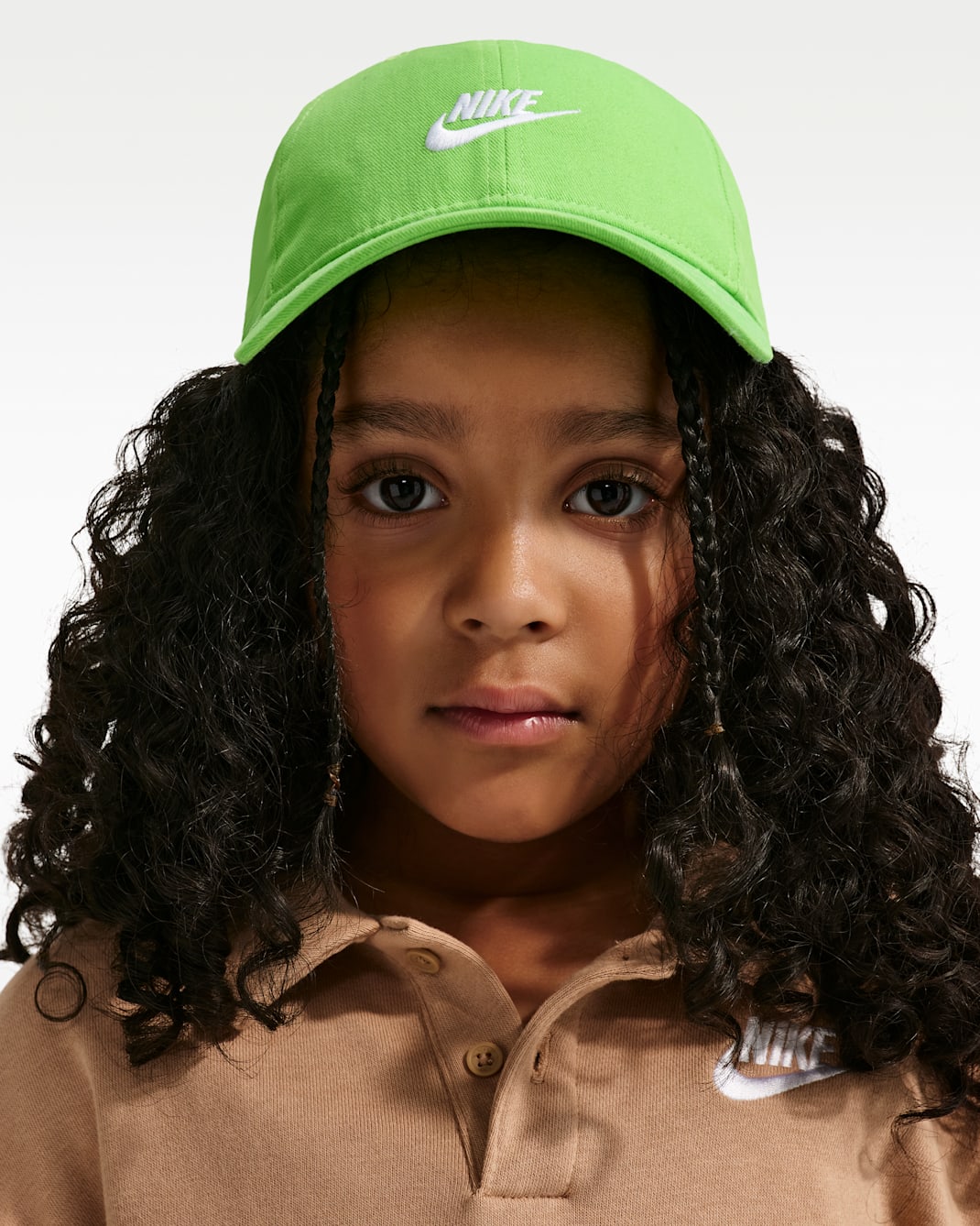 나이키 리틀키즈 퓨추라 커브 브림 캡 - 민 그린