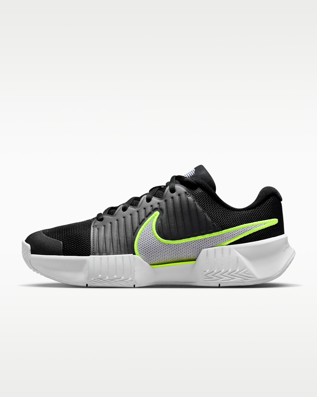 Tenis de tenis para cancha dura para mujer Nike GP Challenge Pro - Negro/Antracita/Volt/Blanco