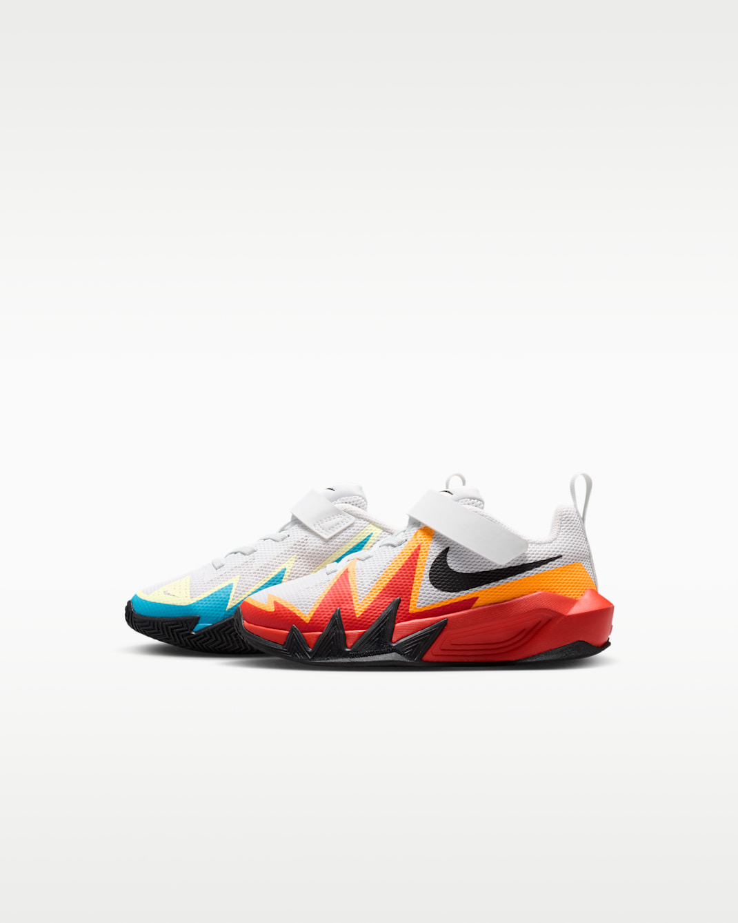 Nike S.T. Dynamite Little Kids' Basketball Shoes - Off White/Picante Red/Current Blue/Black