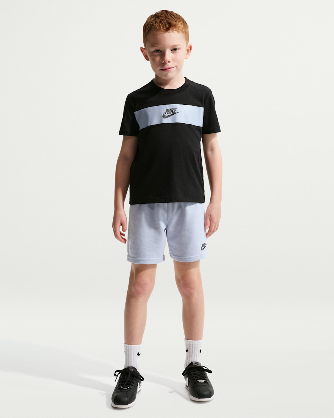 Nike Sportswear Younger Kids' 2-Piece Futura Icon Shorts Set - Ghost