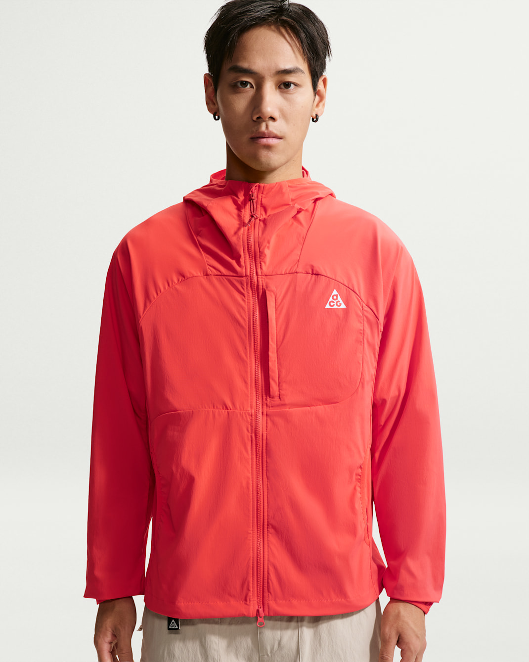 Nike ACG "Five Towers" 男款 UV 防護外套 - Light Crimson/Light Crimson/Summit White