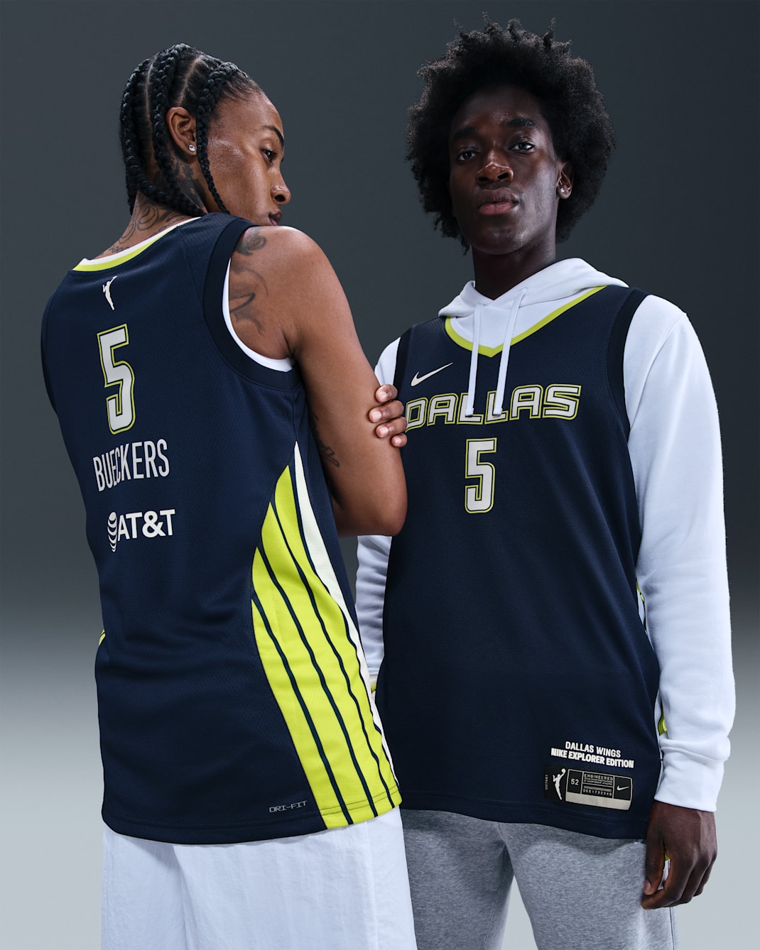 Dallas Wings Explorer Edition Nike Dri-FIT WNBA Victory Jersey - College Navy