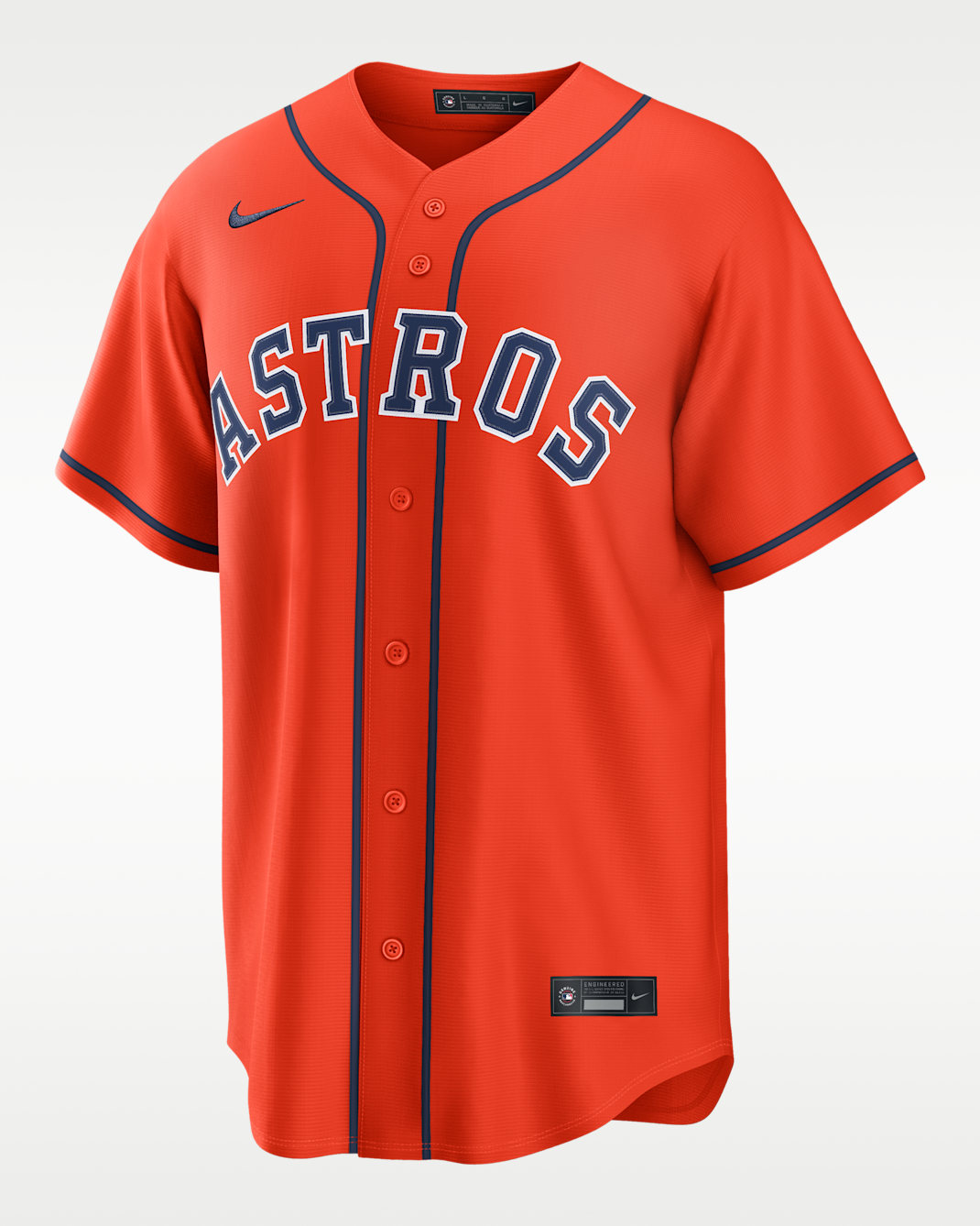 Jersey Nike de la MLB Replica para hombre Jose Altuve Houston Astros - Naranja
