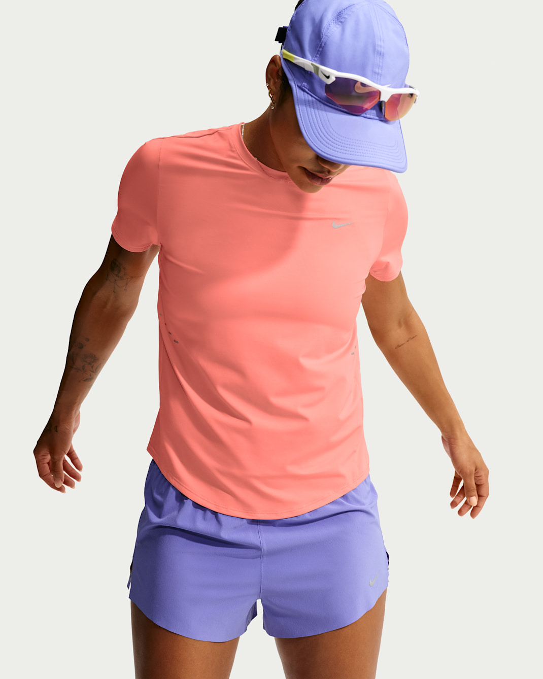 Nike Swift Women's Dri-FIT Short-Sleeve Running Top - Atomic Pink