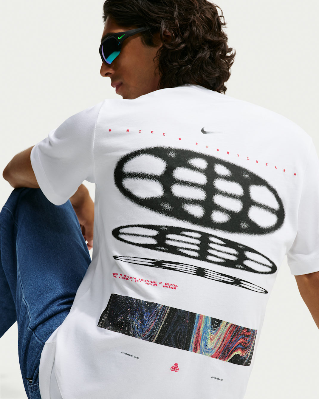 Nike Sportswear T-skjorte til herre - Hvit