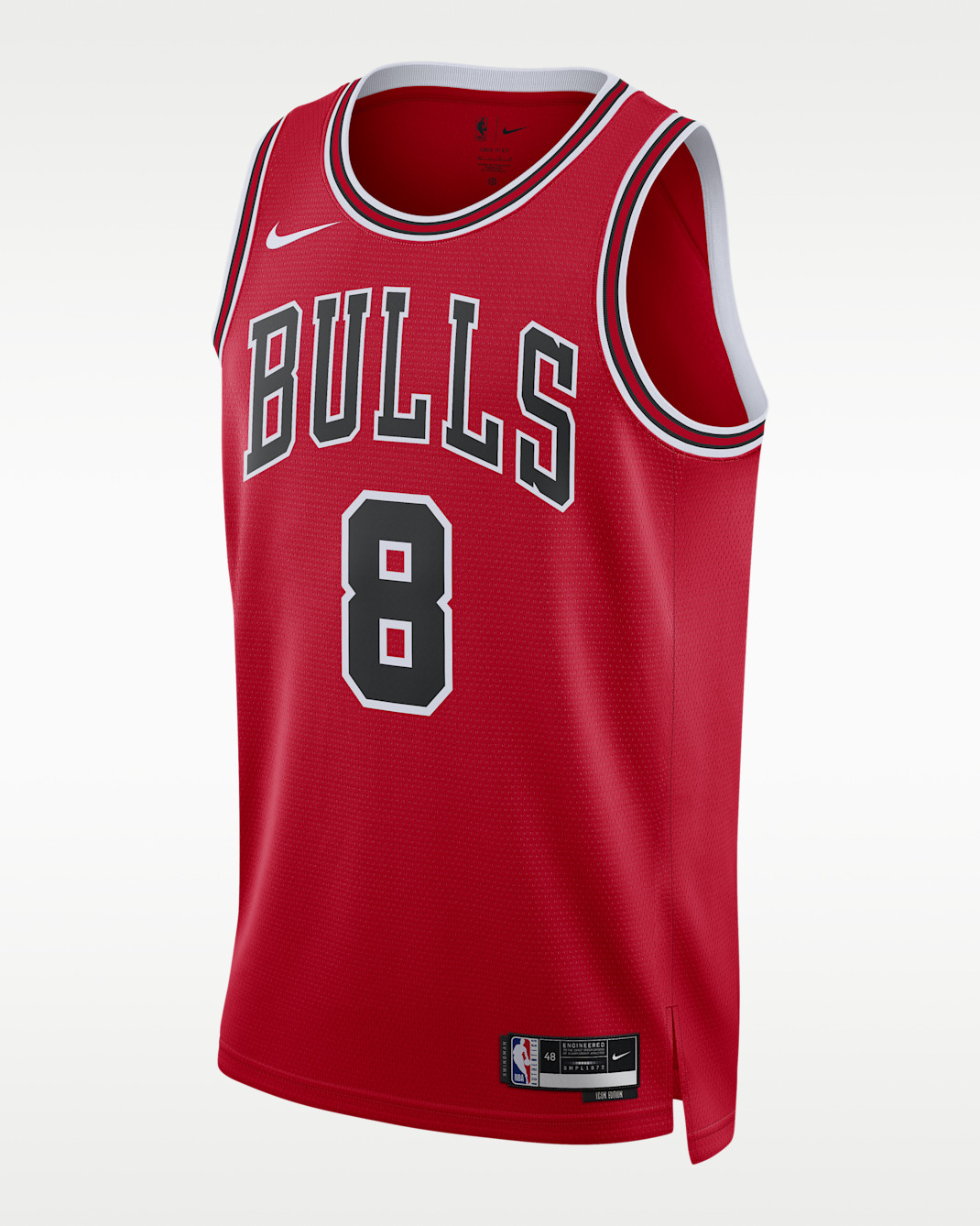 Jersey Nike Dri-FIT de la NBA Swingman para hombre Chicago Bulls Icon Edition - Rojo universitario