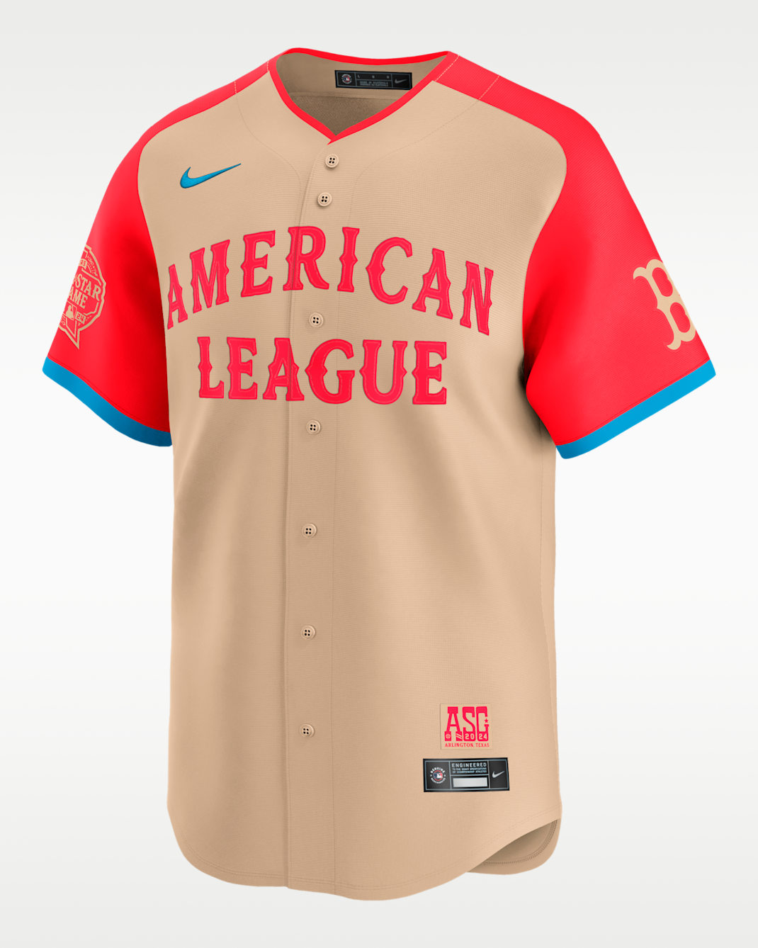 Jarren Duran American League 2024 All-Star Game Men's Nike Dri-FIT ADV MLB Limited Jersey - Cream