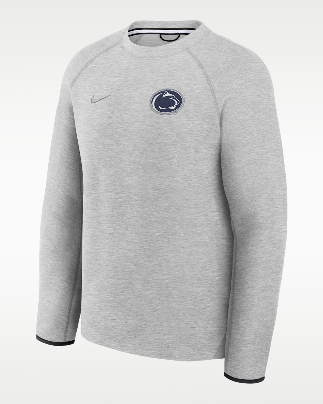 Penn State Tech Fleece Men's Nike College Pullover Crew - Grey