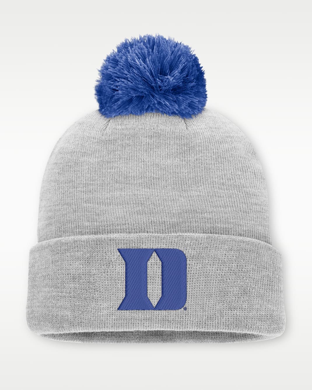 Duke Peak Men's Nike College Cuffed Beanie - Grey Heather