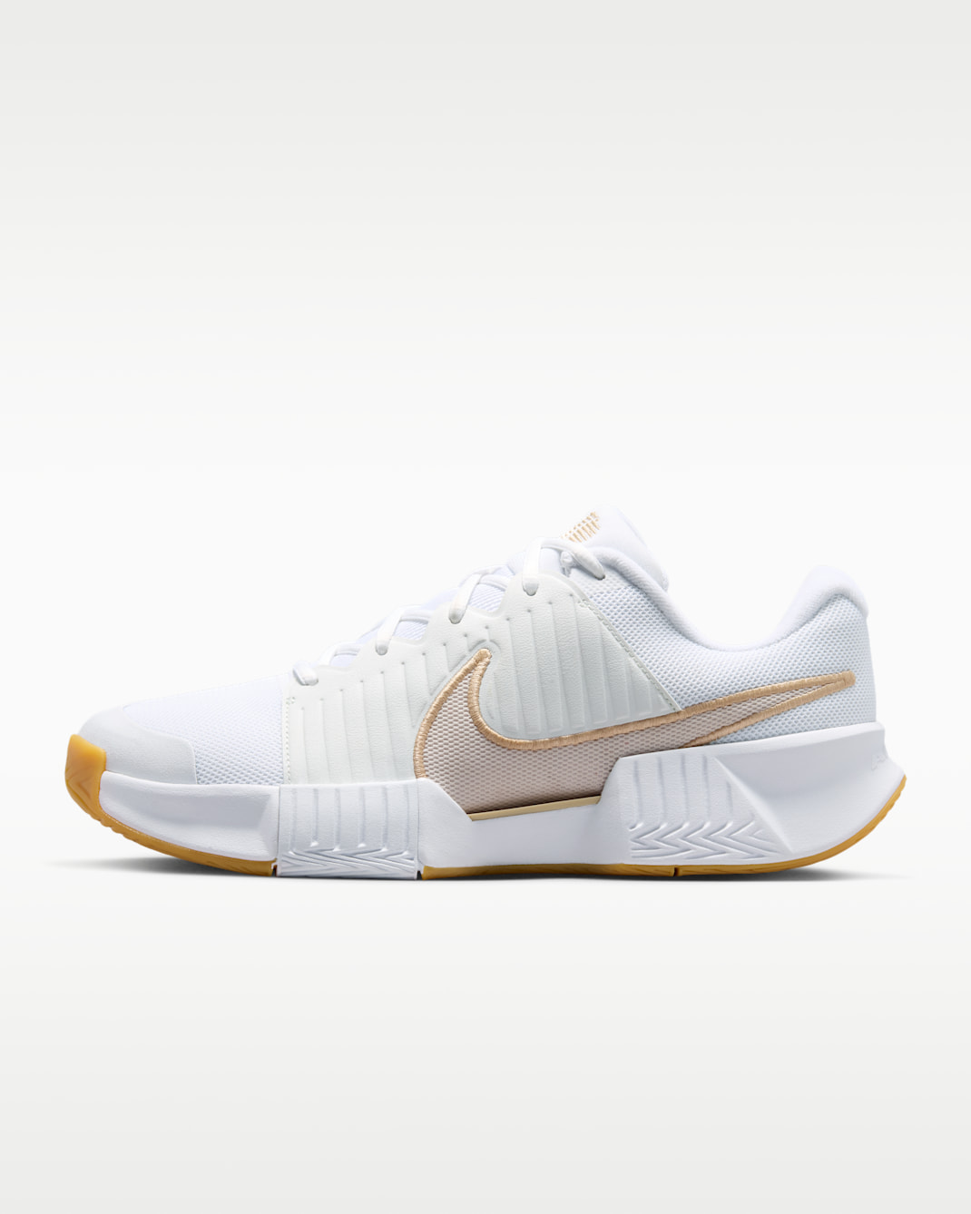 Tennissko för hårt underlag Nike Zoom GP Challenge Pro för män - Vit/Summit White/Linen/Light Orewood Brown