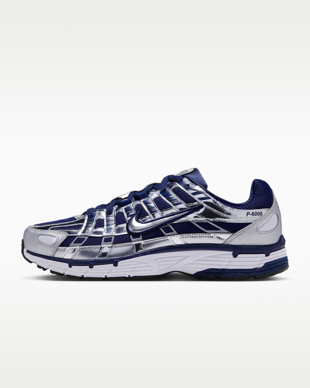 Nike P-6000 Shoes - Midnight Navy/White/Obsidian/Metallic Silver