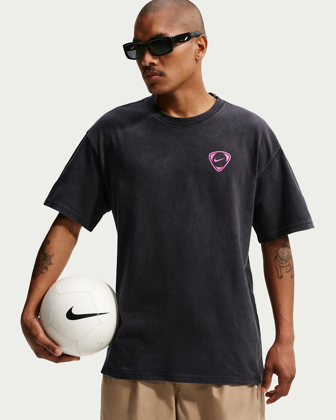 Nike Men's Football T-Shirt - Black