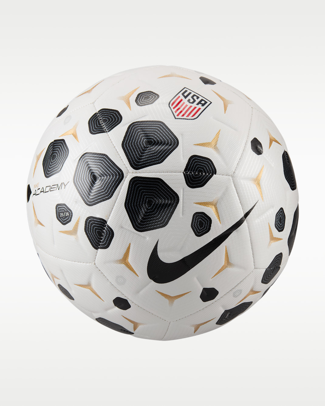 USSF Academy Nike Soccer Ball - White/Black/Black